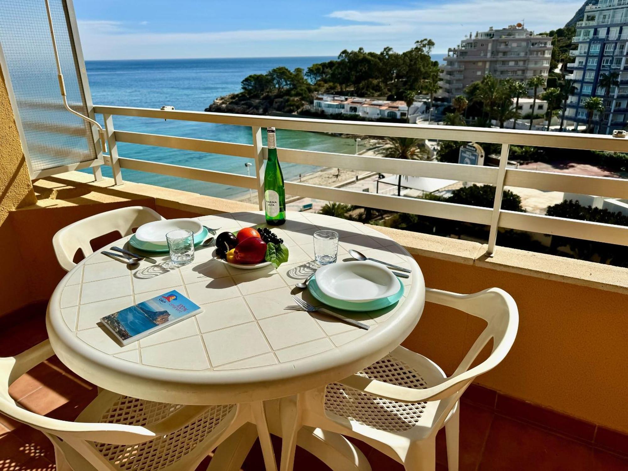 27C Vora 1 Dormitorio Con Vistas Al Mar Y Wifi 卡尔佩 外观 照片