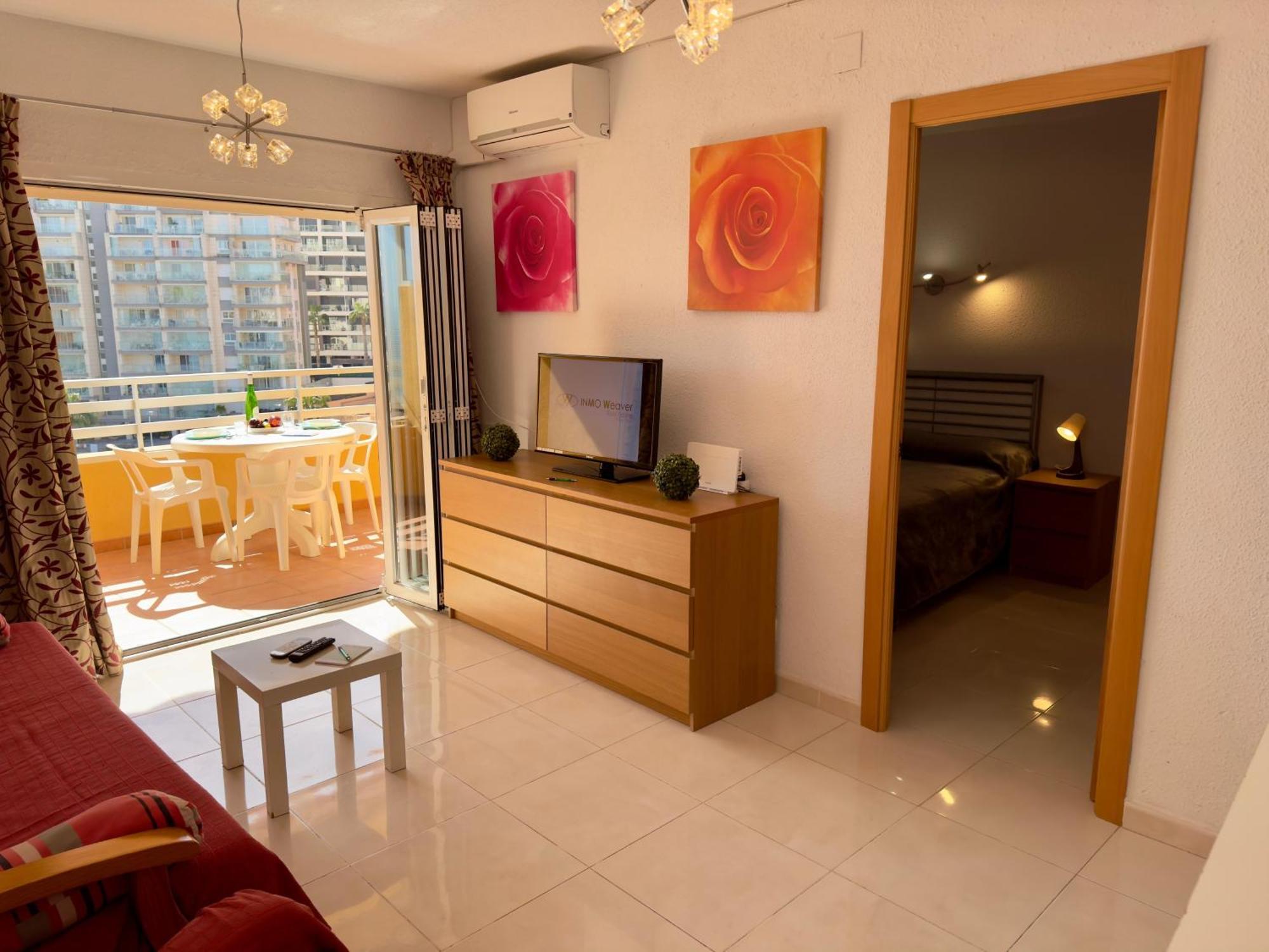 27C Vora 1 Dormitorio Con Vistas Al Mar Y Wifi 卡尔佩 外观 照片